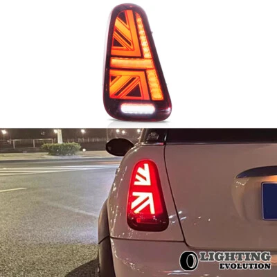 LED Rear Lamps Tail Lights For Mini R50 R52 R53 Cooper 02-06 Red Lens Sequential - Imagem 1 de 4