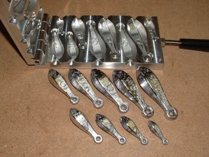 Saltwater Bank Sinker mold 1,2,3,4,5,6,8,10,12oz CNC Aluminum - Picture 1 of 3