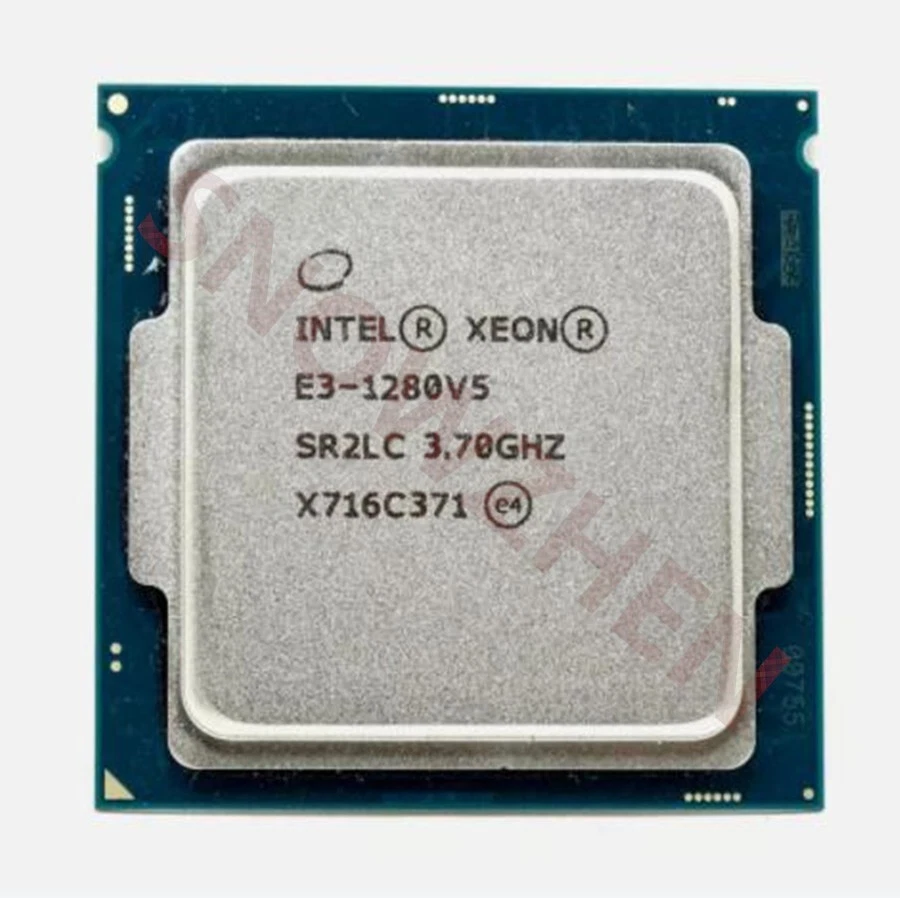 Intel Xeon E3-1280 V5 CPU 4-Core 8-T SR2LC 8MB 80W 3.70GHz LGA1151 processor - Image 1 of 1