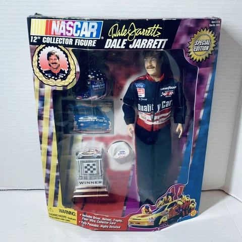 1997 Dale Jarrett 12" Special Edition Collectible Action Figure Toy Biz NASCAR Cover