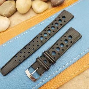 Vintage 20mm Skindiver Tropical GT Rally unbenutzt nos Classic 60er Jahre Uhrenarmband - Bild 1 von 4