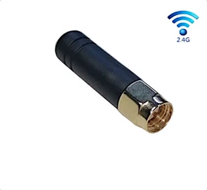 mini antenna omnidirezionale Wifi 2,4 GHz 2dBi SMA altezza 3 cm ad es. WiFi5/6 devic - Foto 1 di 7