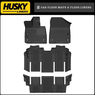 Alfombrillas de asiento delanteras, 2nd y 3rd Husky X-ACT CONTOUR para Toyota Sienna 2021-2024 Foto 1 de 4