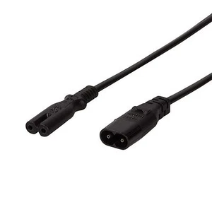 LogiLink® Stromkabel Verlängerung 2m Schwarz CP129 - Bild 1 von 1