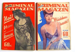 NUEVA REVISTA CRIMINAL / CLUB CRIMINAL - 1,2,5,21 - ULLSTEIN / CAUKA 1949-1951 - Imagen 1 de 4