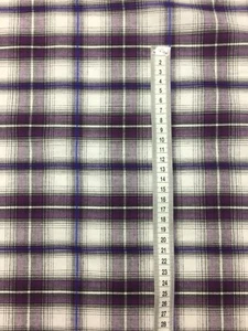 Tela de polialgodón multicolor tartán a cuadros a cuadros 145 cm de ancho - Imagen 1 de 6