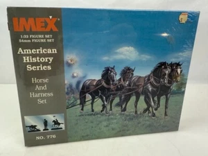 Imex American History Series Horse & Harness Set in Box 1/32 Figure Set #776 - Picture 1 of 3