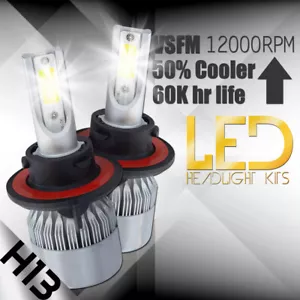 XENTEC LED HID Headlight kit H13 9008 White for 2008-2010 Dodge Grand Caravan - Foto 1 di 12