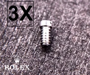 3X Rolex 1120 1130 Original Screw Steel Screew Vite IN Acciaio 3wc - Picture 1 of 2