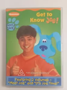 Blue's Clues - Get To Know Joe DVD Region 4 Rare - Picture 1 of 4