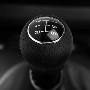 5 Speed Car Manual Gear Shift Knob Shifter Leather For 1988-11 Ford Ranger F150 - Picture 1 of 9