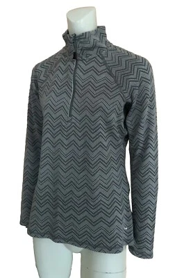 Sudadera Pullover Eddie Bauer 1/2 Cremallera Top Viaje al Aire Libre Para Mujer Talla M Gris  Foto 1 de 4