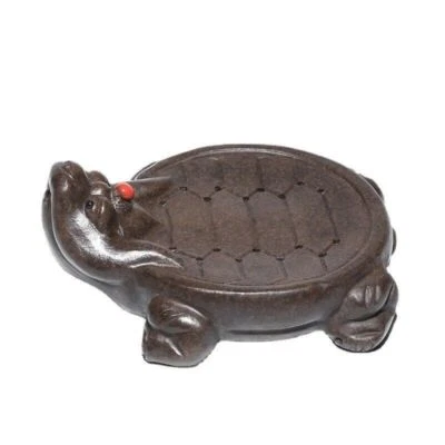 turtle design holder for tea pot yixing clay mat creative water reservoir mat - Image 1 of 4