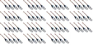 Hubsan X4 H107D H107-a32 3.7v Blue LED Lights Set Night Flying 15 Pack - Picture 1 of 5
