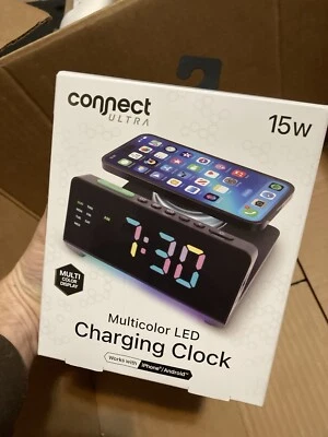 Connect Ultra multicolor LED charging clock - Image 1 of 3