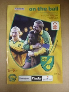29.10.2002 Norwich City v Nottingham Forest . Vielen Dank für die Besichtigung unseres Artikels, kaufen - Bild 1 von 1