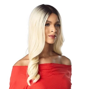 SENSATIONNEL SYNTHETIC DASHLY DEEP CENTER PART LACE FRONT WIG - LACE UNIT 1 - Picture 1 of 20