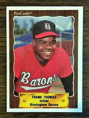 1990 Pro Cards Birmingham Barons #1116  FRANK THOMAS  Card  L12018730 - Image 1 of 2