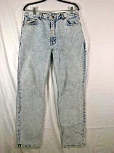 Jeans vintage Jordache adulto taglia 36x30 anni 90 80 effetto invecchiato made USA (34x28 actua - Foto 1 di 24
