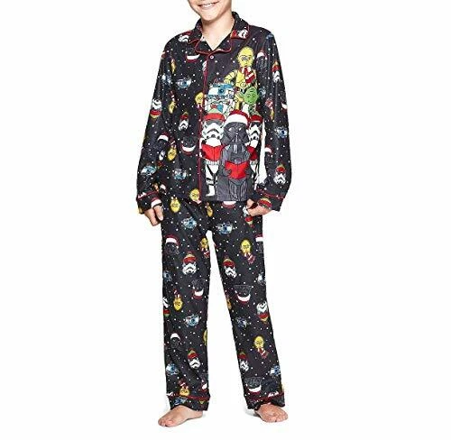 Star Wars Holiday Character Choir The Force Flannel Coat Pajama Set - Image 1 of 1