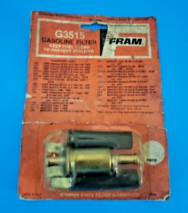 Fram Gasoline Filter G3515 NOS Mustang Thunderbird Ford Lincoln Mercury - Picture 1 of 2