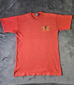 Vintage Notts Norton Owners Club Single Stitch T-shirt Red Size M Screen Stars - Picture 1 of 11