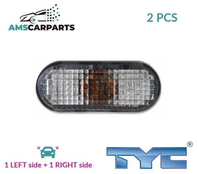 INDICATOR LIGHT BLINKER LAMP PAIR LATERAL INSTALLATION 18-3585-25-2 TYC 2PCS NEW - Image 1 of 4