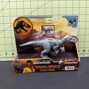 Jurassic World Chaos Theory Epic Evolution Monolophosaurus Strike Attack NUOVO NUOVO CON SCATOLA - Foto 1 di 5