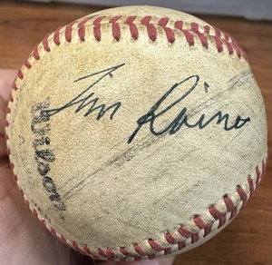 Tim Raines Signed Wilson American Association Baseball Montreal Expos JSA - Picture 1 of 8