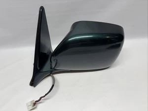 1998-2005 Toyota Land Cruiser LH Drivers Side Door Mirror Green OEM - Picture 1 of 10