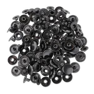 Premium Metal Snap Fasteners Set for Leather Crafting - Picture 1 of 16