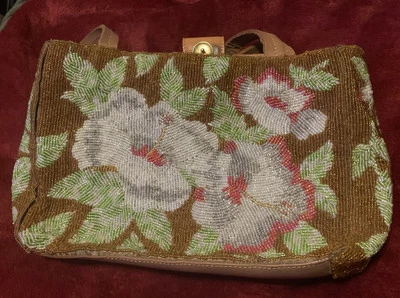 Vintage Tommy Bahama Multicolor Beaded  Purse - Image 1 of 4