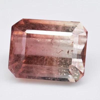 18 Ct Natural Bi-Color Tourmaline Radiant GTL Certified Untreated Rare Gemstone - Image 1 of 4