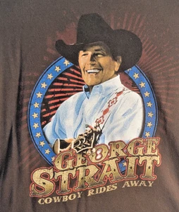 George Strait Cowboy Rides Away Konzert T-Shirt braun Größe Large - Bild 1 von 7