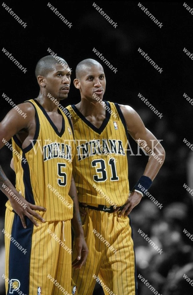 GI481 Reggie Miller - Jalen Rose Indiana Pacers 8x10 11x14 16x20 Photo - Image 1 of 1