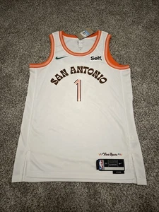 Camiseta deportiva de baloncesto Nike Swingman Victor Wembanyama Viva Spurs City Edition talla M - Imagen 1 de 8