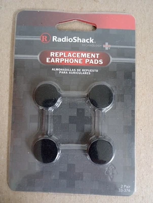 Almohadillas de repuesto para auriculares/auriculares Radio Shack 33-376 - 2 pares NUEVO Foto 1 de 3