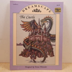 Dreamscape Counted Cross Stitch Pattern THE CASTLE Dragon By Teresa Wentzler - Picture 1 of 3