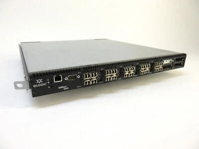 Qlogic Sanbox 5802 SB5802V-08A E 20-Port 8Gb/s SFP FC Stackable Switch - NO PSU - Image 1 of 4