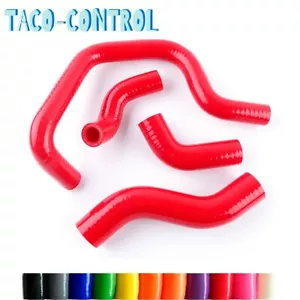 Silicone Radiator Hose Kit For 2001-2006 05 Honda Shadow Spirit 750 VT750DC Red - Picture 1 of 9