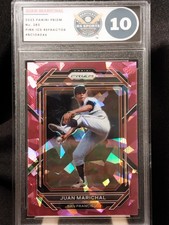 Juan Marichal - 2023 Panini Prizm - Pink Ice Prizm - Graded Mint 10 - Christmas 