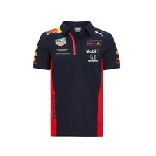 2020 F1 Aston Martin Red Bull Racing Team Polo Shirt Navy Blue