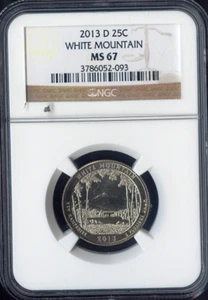 2013-D White Mountain Quarter NGC MS67 qualità - Foto 1 di 2