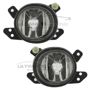 Fog Lights Mercedes C Class S204 W204 2007-2015 Round Front Spot Lamps 1 Pair - Picture 1 of 24
