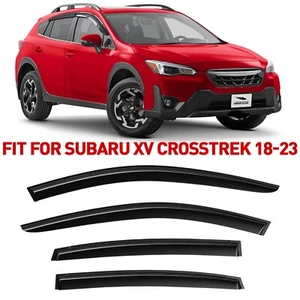 Rain Guards Vent Visors Shade for 2018-2023 Subaru XV Crosstrek - Picture 1 of 9