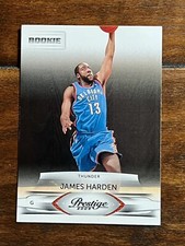 2009-10 Panini Prestige #153 James Harden Rookie RC Card Thunder 