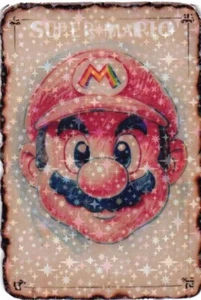 Tarjeta coleccionable Super Mario Trash Bin para niños - Imagen 1 de 4