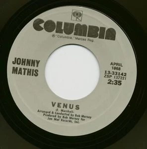 Johnny Mathis - Venus - Gina (7inch, 45rpm, BC) - Singles Pop/Diverse - Picture 1 of 2