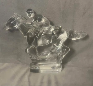 Waterford Crystal Racing Horse and Jockey - Picture 1 of 3