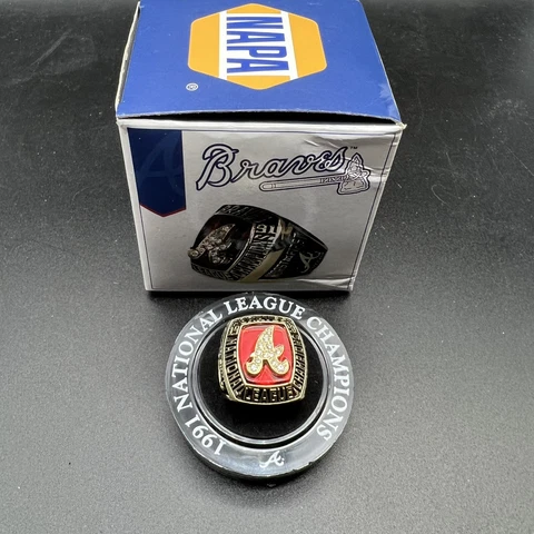 1991 Atlanta Braves National League Champions SGA Replica Ring Cover